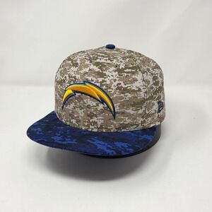 New Era 59Fifty 7 1/4 NFL Los Angeles Chargers Salute To Service‎ Fitted Hat Cap
